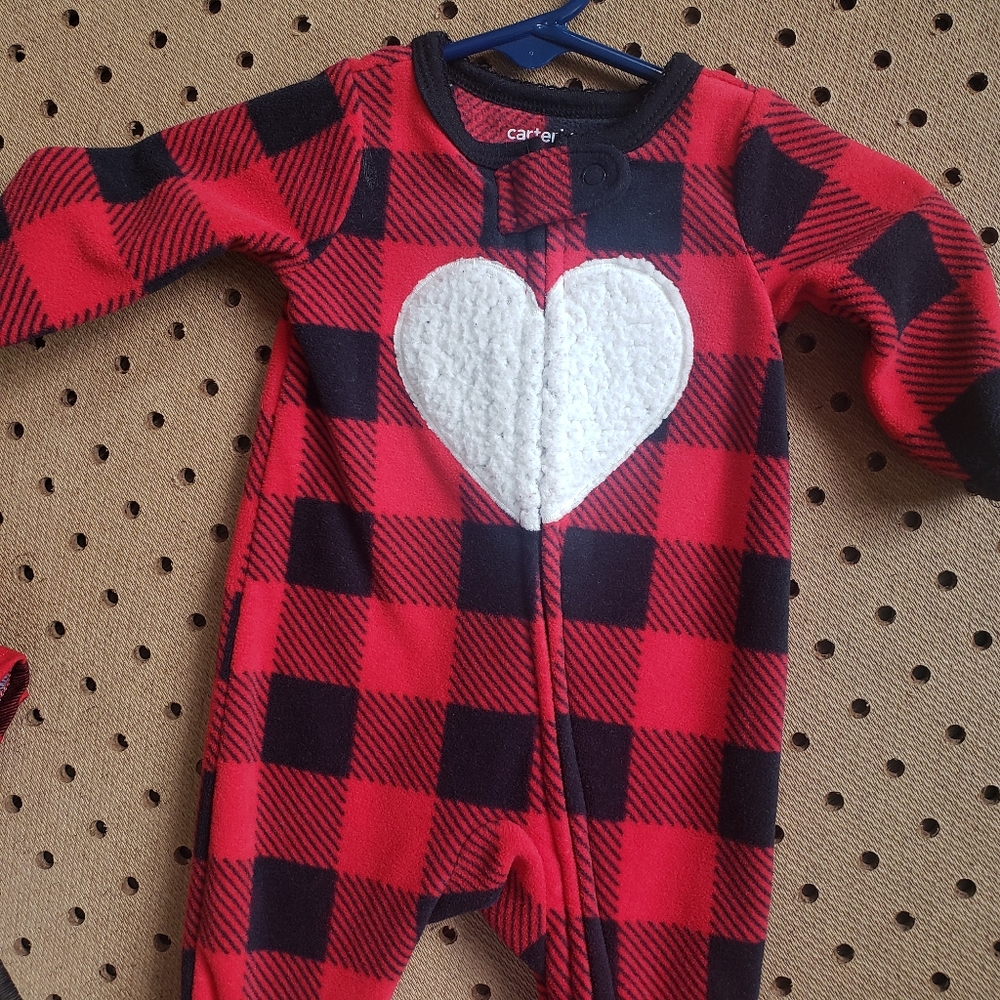 Buffalo Plaid Zip Up Sleeper